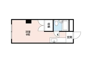 昭和パークビル【2階】の間取り