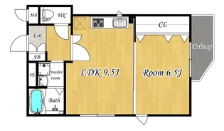 Soleil Sonehigashimachi(ソレイユ曽根東町)【3階】の間取り