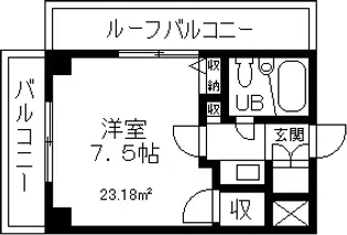 綱島ダイヤモンドパレス【3階】の間取り