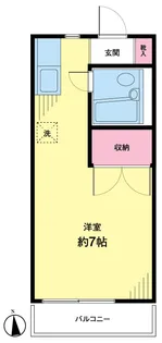 中山ハイツ【2階】の間取り