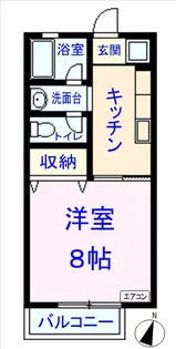 ココナッツハイツ5【1階】の間取り