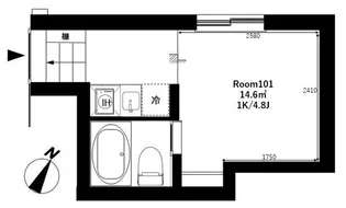 SH3198【1階】の間取り