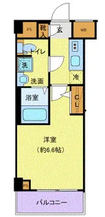 クレヴィスタ横浜矢向【2階】の間取り