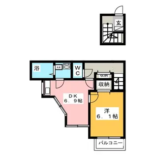 群馬県前橋市駒形町【一戸建】の間取り