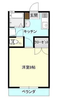 クォーツヴィラ【1階】の間取り