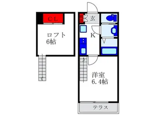 フォルトゥーナ曽根【1階】の間取り