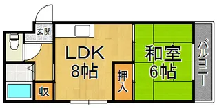 ハイツワイエム【3階】の間取り