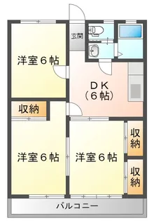 コーポ山形【2階】の間取り
