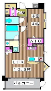 グローベル志村坂上プライムシティ【1階】の間取り