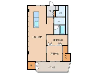 エスポア覚王山【5階】の間取り