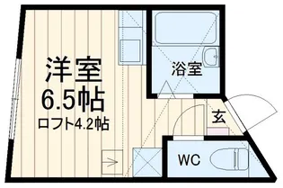 ユナイト根岸ミランダの杜【2階】の間取り