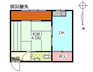 コーポ石垣【2階】の間取り