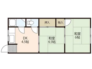 須本荘【1階】の間取り