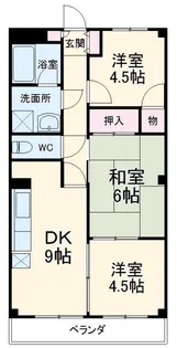 エクセルフラット【2階】の間取り