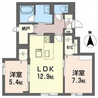 鹿児島県鹿児島市大竜町【マンション】の間取り