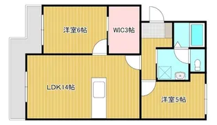 サンテラス大村I【3階】の間取り
