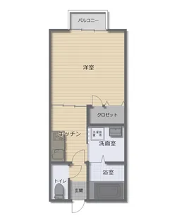 サニーヒルコーポA棟【2階】の間取り