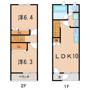 リバービューみどりの杜IIIの間取り