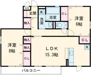 Cozy House(コージーハウス)【2階】の間取り