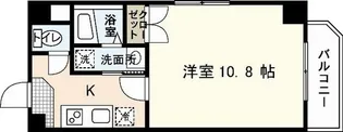 ウイング平和大通り【3階】の間取り