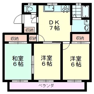 メゾンヴェール杉山【2階】の間取り