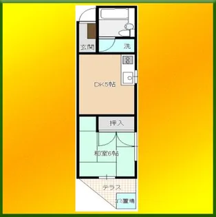 ウィロデール【1階】の間取り