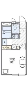 レオパレスコミュニティ【1階】の間取り
