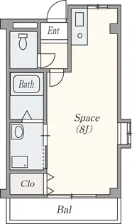 クレセント有瀬【3階】の間取り