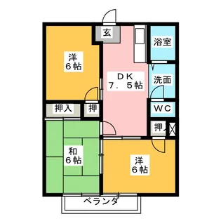 ニューシティー西五反田【2階】の間取り