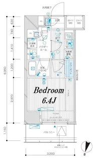 メインステージ九段下【6階】の間取り