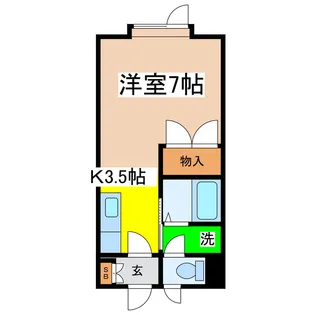 インペリアルスカイ【2階】の間取り