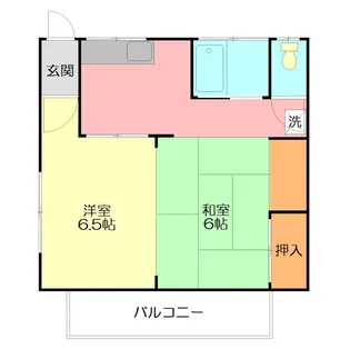 長谷ハイツ【2階】の間取り