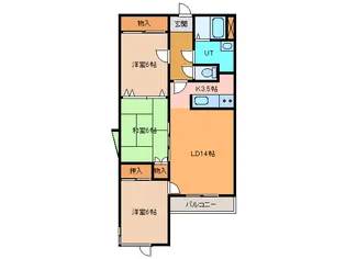 JOY HOUSE【2階】の間取り