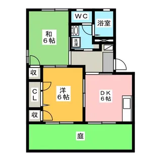 ディアス高丘 II【1階】の間取り
