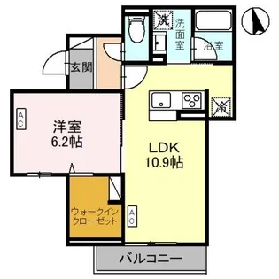 TORISIAS宿郷【2階】の間取り