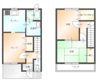 メゾネット・マリーンの間取り