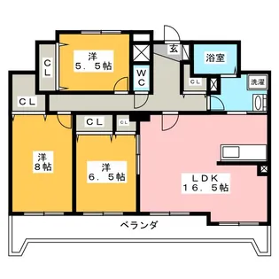 Brilliant Stage【5階】の間取り