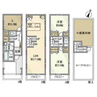 東京都渋谷区千駄ヶ谷2【一戸建】の間取り