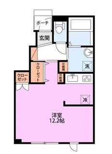八王寺レジデンス【1階】の間取り