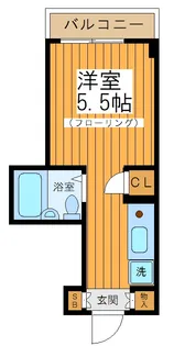 プリンセスコート赤堤【3階】の間取り