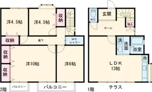 池田コーポ【2階】の間取り