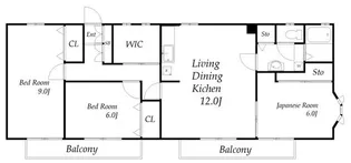 3LDKの間取り画像