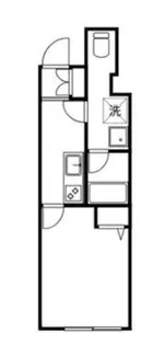 1Kの間取り画像
