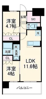 RJRプレシア川口【7階】の間取り