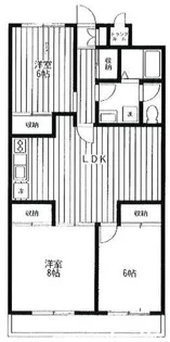 リブハピネス岸根公園B【2階】の間取り
