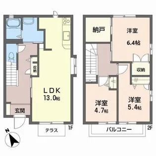 ツイン・アイリスの間取り