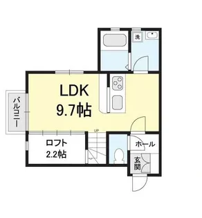 クラルテ【1階】の間取り