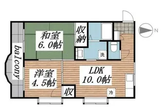神奈川県横浜市港南区笹下6【マンション】の間取り