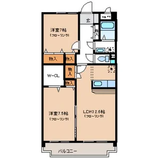 アティチヒロ【1階】の間取り