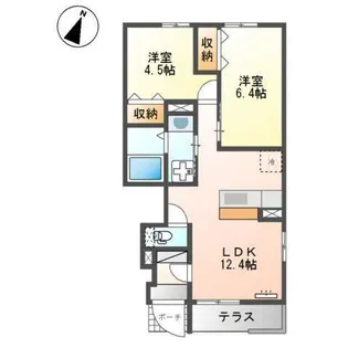 サウスフォレスター【1階】の間取り